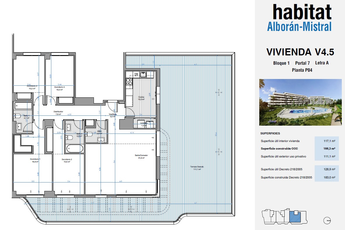 4 Bedroom Penthouse in Torremolinos - Photo 9