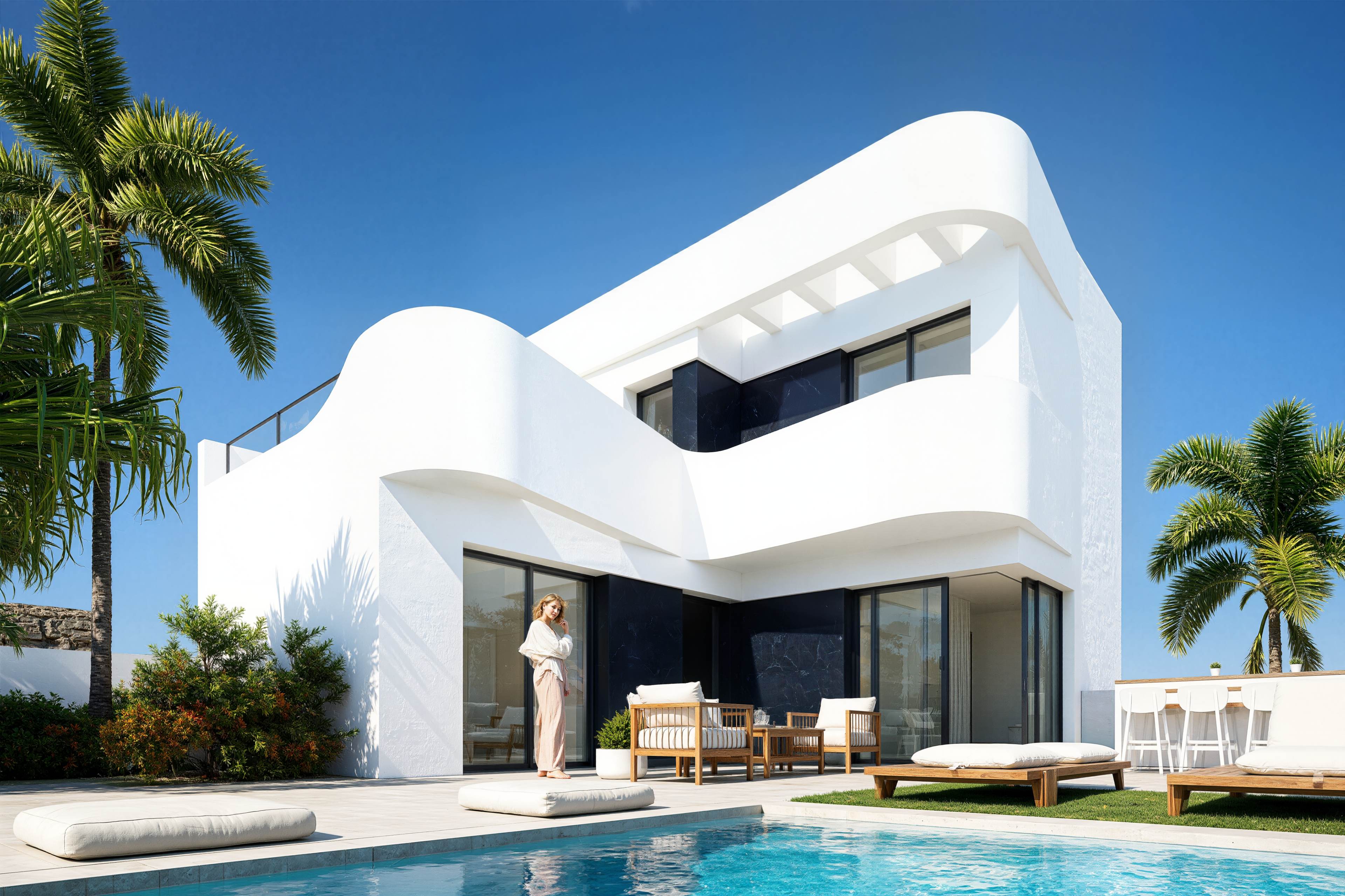 Moradia com 3 quartos com piscina em Alicante, Espanha – Foto 12