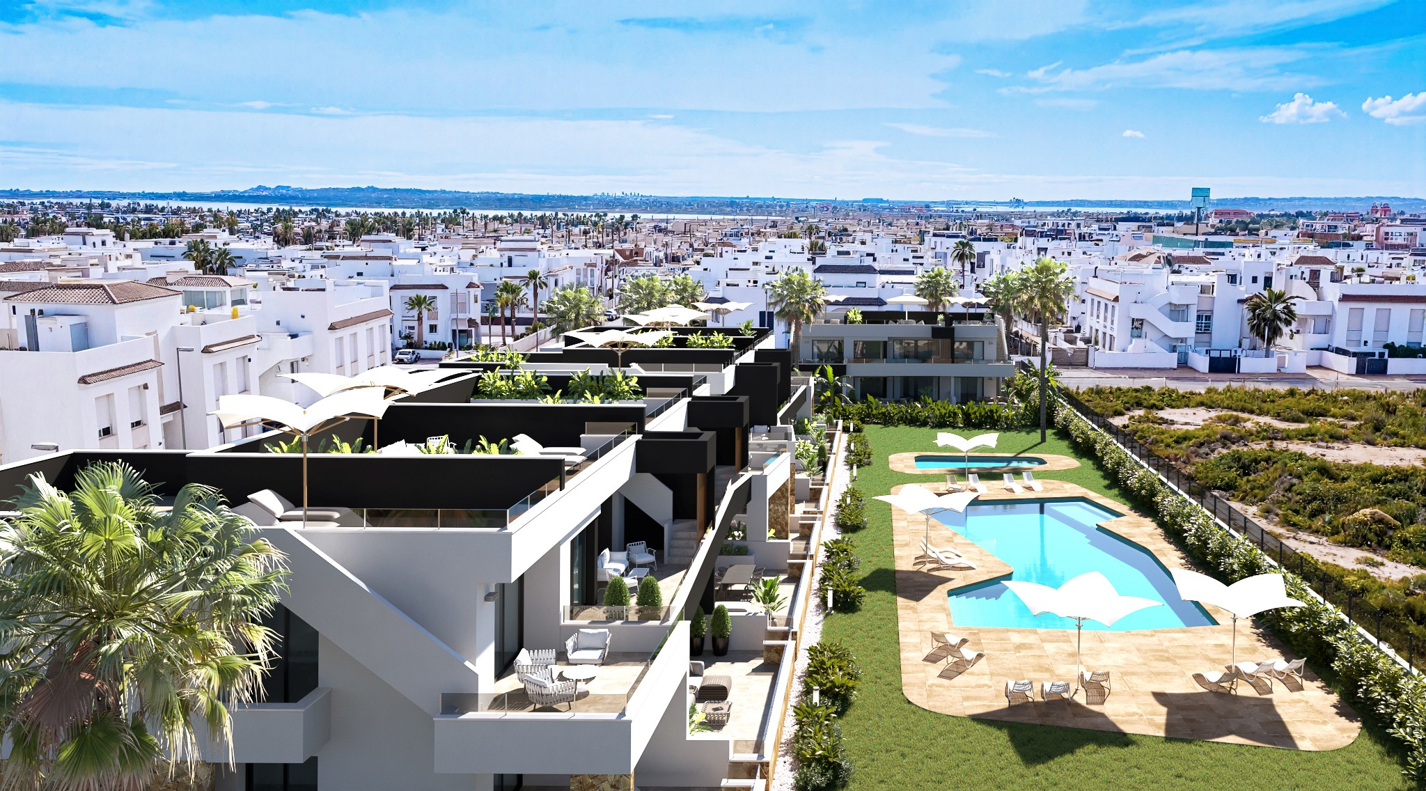 Moradia com 2 quartos com piscina em Alicante, Espanha – Foto 13