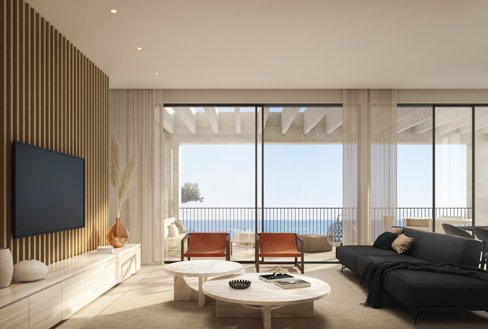 Villa con 3 camere vista mare a Baleari, Spagna – Foto 7
