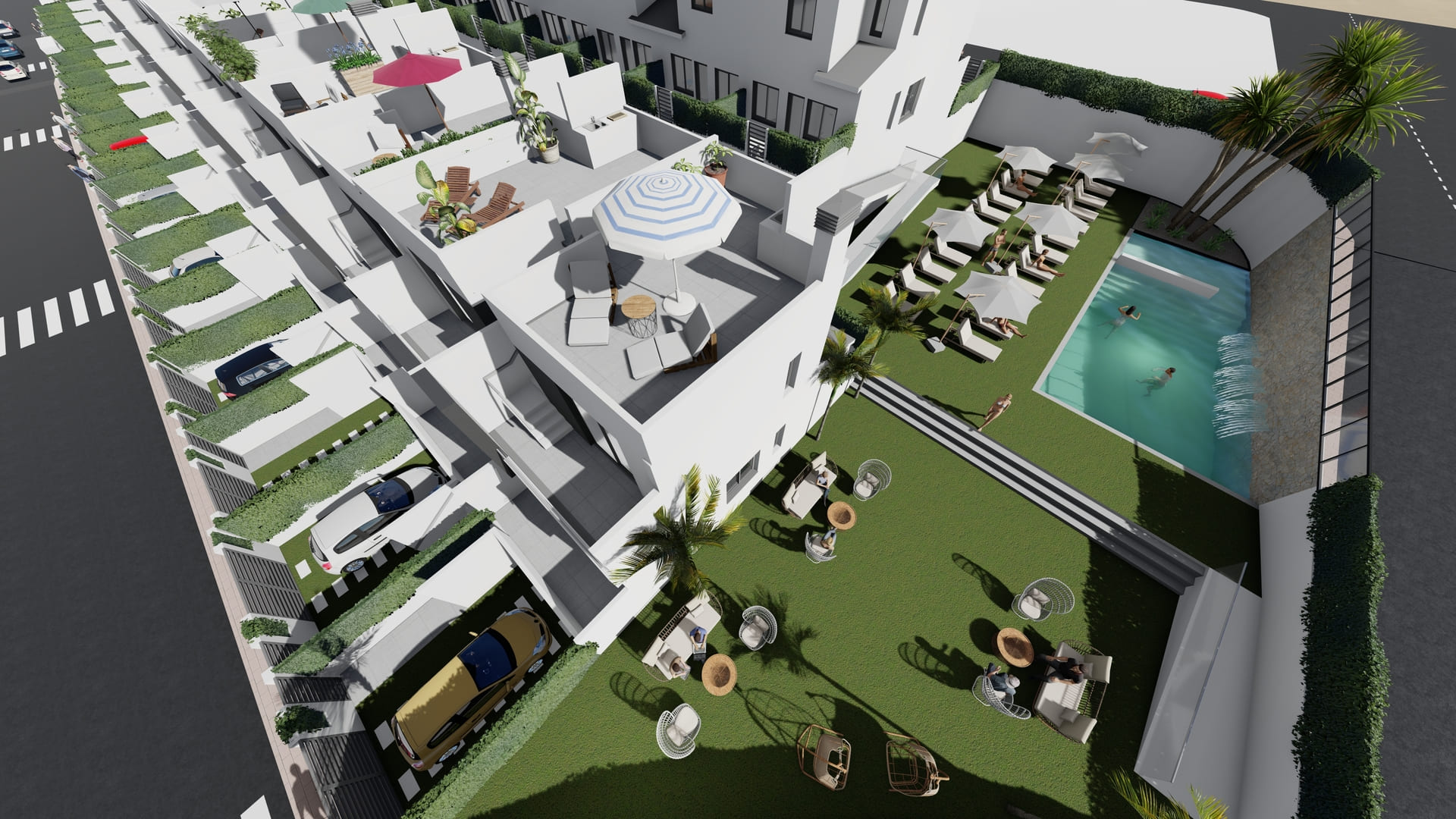 Moradia com 2 quartos com piscina em Alicante, Espanha – Foto 10