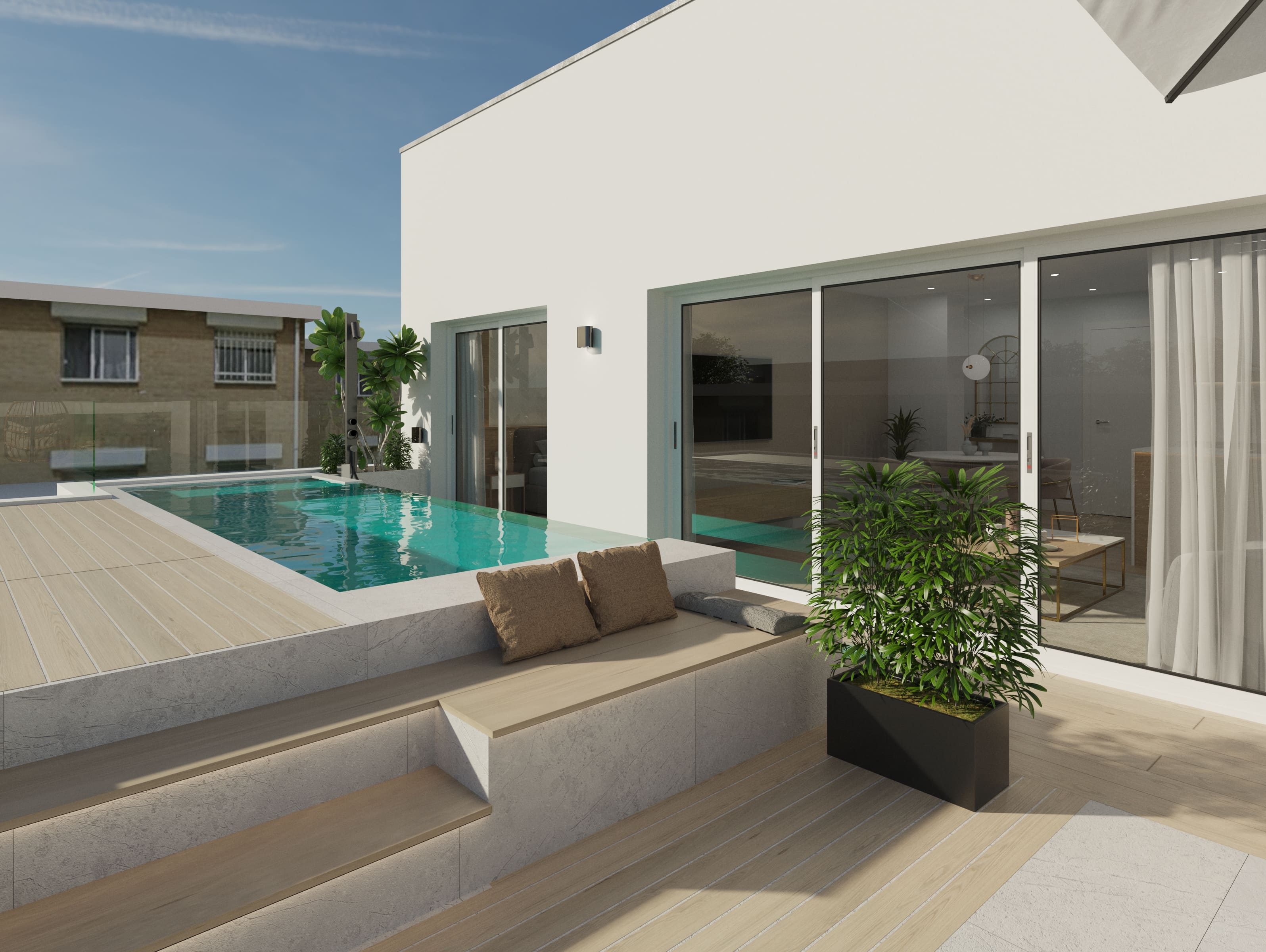 Apartamento com 1 quarto com piscina em Alicante, Espanha – Foto 2