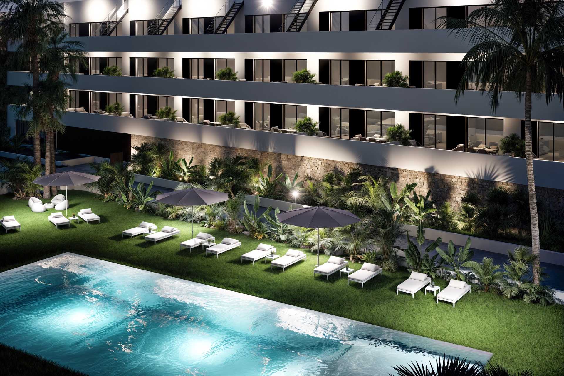 Apartamento com 2 quartos com vista mar em Alicante, Espanha – Foto 24